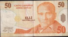 8.Emisyon 50 YTL E35 029899 Çok Temiz