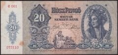 Macaristan 20 Pengo 1941 Çok Temiz