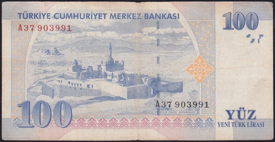 8.Emisyon 100 YTL A37 903991 Çok Temiz