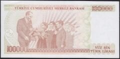 7.Emisyon 3.Tertip 100000 Lira J21 708156 Çilaltı Çil