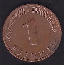 Almanya 1 Pfennig 1988 J