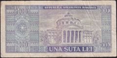 Romanya 100 Lei 1966 Temiz Pick 97
