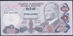 6.Emisyon 2.Tertip 1000 Lira E36 187606 Çilaltı Çil