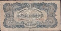 Macaristan 20 Pengo 1944 Temiz