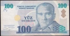 8.Emisyon 100 YTL A31 363941 Çok Temiz