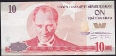 8.Emisyon 10 YTL F34 829003 Çok Çok Temiz+