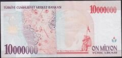 7.Emisyon 10.000.000 Lira E13 179481 Çok Temiz+