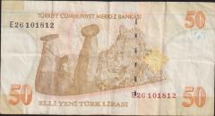 8.Emisyon 50 YTL E26 101812 Çok Temiz