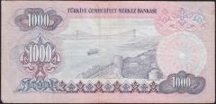 6.Emisyon 2.Tertip 1000 Lira E33 430205 Çok Temiz