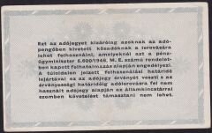 Macaristan 500.000 Adopengo 1946 Çok Çok Temiz+
