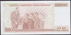 7.Emisyon 3.Tertip 100000 Lira I89 796288 Çil