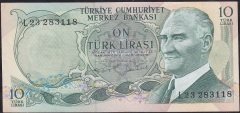 6.Emisyon 2.Tertip 10 Lira L23 283118 Ççt +