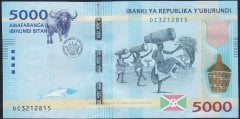 Burundi 5000 Frank 2015 Çil Pick53
