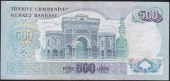 6.Emisyon 2.Tertip 500 Lira L08 292231 Çok Temiz+