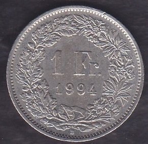İsviçre 1 Frank 1994
