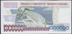 7.Emisyon 2.Tertip 1 000 000 Lira H22 837733 Çil