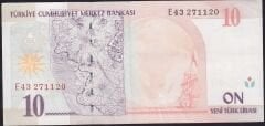 8.Emisyon 10 YTL E43 271120 Çok Çok Temiz+