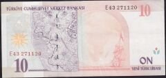 8.Emisyon 10 YTL E43 271120 Çok Çok Temiz+