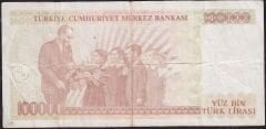 7.Emisyon 3.Tertip 100000 Lira I68 734182 Çok Temiz