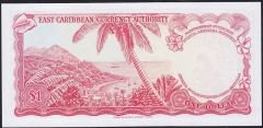 Karayipler 1 Dolar 1965 Çil