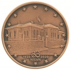 2020 Yılı 2.5 Lira TBMM'nin Açılışının 100. Yıl (Bronz) Hatıra Parası