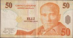 8.Emisyon 50 YTL E15 634765 Çok Temiz