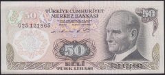 6.EMİSYON 1.TERTİP 50 LİRA G25 121865 ÇÇT