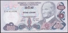 6.Emisyon 2.Tertip 1000 Lira E28 873538 Çilaltı Çil