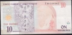 8.Emisyon 10 YTL E40 106962 Çok Temiz+