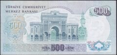 6.Emisyon 2.Tertip 500 Lira N05 418680 Çilaltı Çil