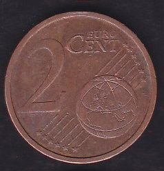 Avrupa 2 Euro Cent 2008 D Almanya