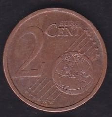 Avrupa 2 Euro Cent 2008 D Almanya