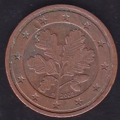 Avrupa 2 Euro Cent 2008 D Almanya