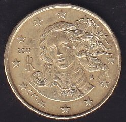 Avrupa 10 Euro Cent 2011 İtalya