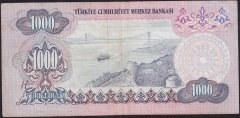 6.Emisyon 1.Tertip 1000 Lira A70 441941 Çok Temiz+