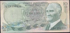 6.Emisyon 2.Tertip 10 Lira L14 296331 Ççt