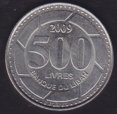 LÜBNAN 500 LİVRES 2009