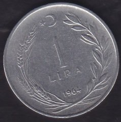 1964 YILI 1 LİRA