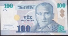 8.Emisyon 100 YTL A07 373147 Çok Temiz+