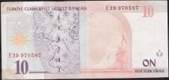 8.Emisyon 10 YTL E39 970587 Çok Çok Temiz+