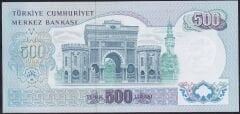 6.Emisyon 2.Tertip 500 Lira N04 436652 Çil