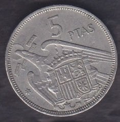 İspanya 5 Pesetas 1957