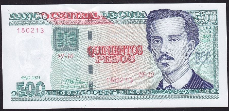Küba 500 Pesos 2023 Çil