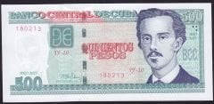 Küba 500 Pesos 2023 Çil