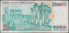 7.EMİSYON 20 000 000 LİRA D67 683595 ÇOK TEMİZ +