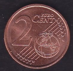 Avrupa 2 Euro Cent 2021 Yunanistan