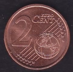 Avrupa 2 Euro Cent 2021 Yunanistan