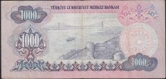 6.Emisyon 1.Tertip 1000 Lira A67 256716 Çok Temiz