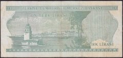 6.Emisyon 2.Tertip 10 Lira K89 310644 Çok Temiz +