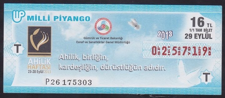 2013 29 EYLÜL TAM BİLET